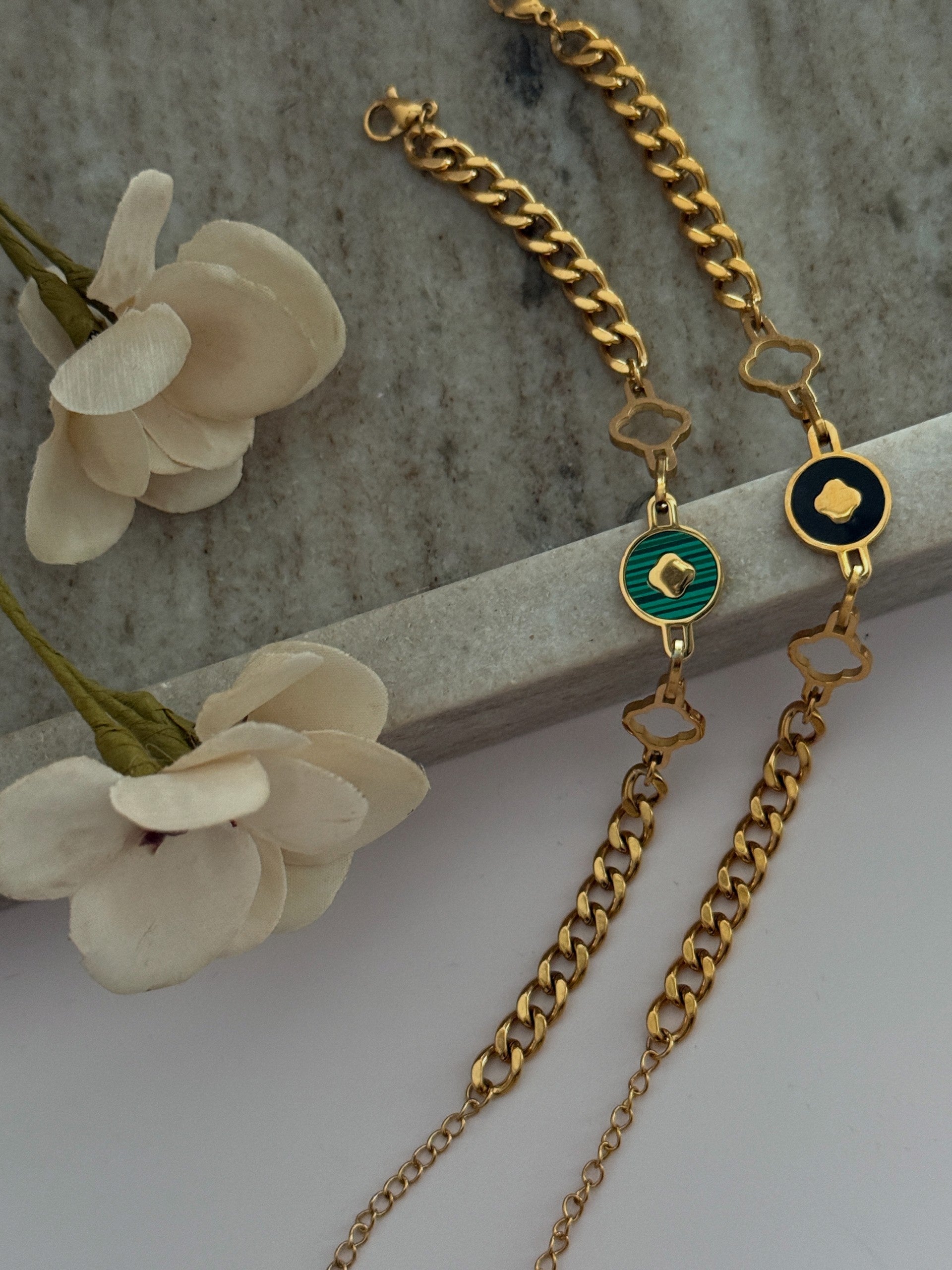 Be Shine – Elegante Edelstahl-Armkette